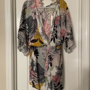 Lovestitch printed kimono dress NWT